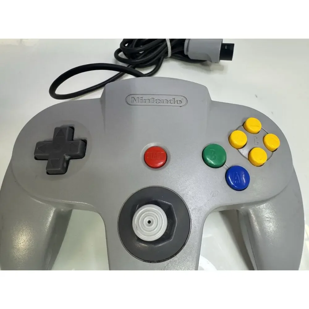 Official Nintendo 64 GRAY Controller AUTHENTIC OEM N64 Remote NUS-005